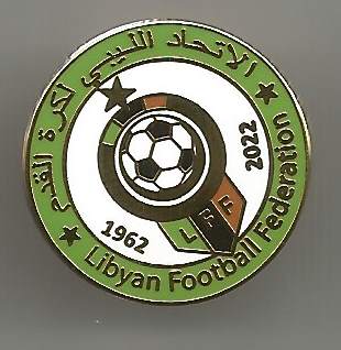 Pin Fussballverband Libyen 60 Jahre gruen